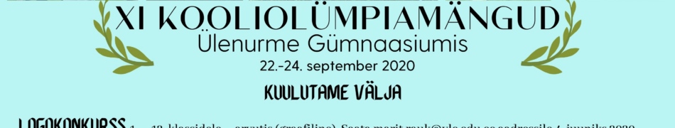 XI KOOLIOLÜMPIAMÄNGUD - konkursid