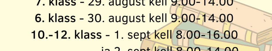 Õpikud ja töövihikud 6.-12. klasside õpilastele